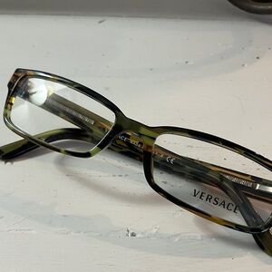 Versace Mod. 3112 811 Rectangle Green Havana  Eyeglasse Frame 54 17  140